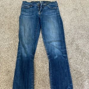 Seven for all mankind blue jeans